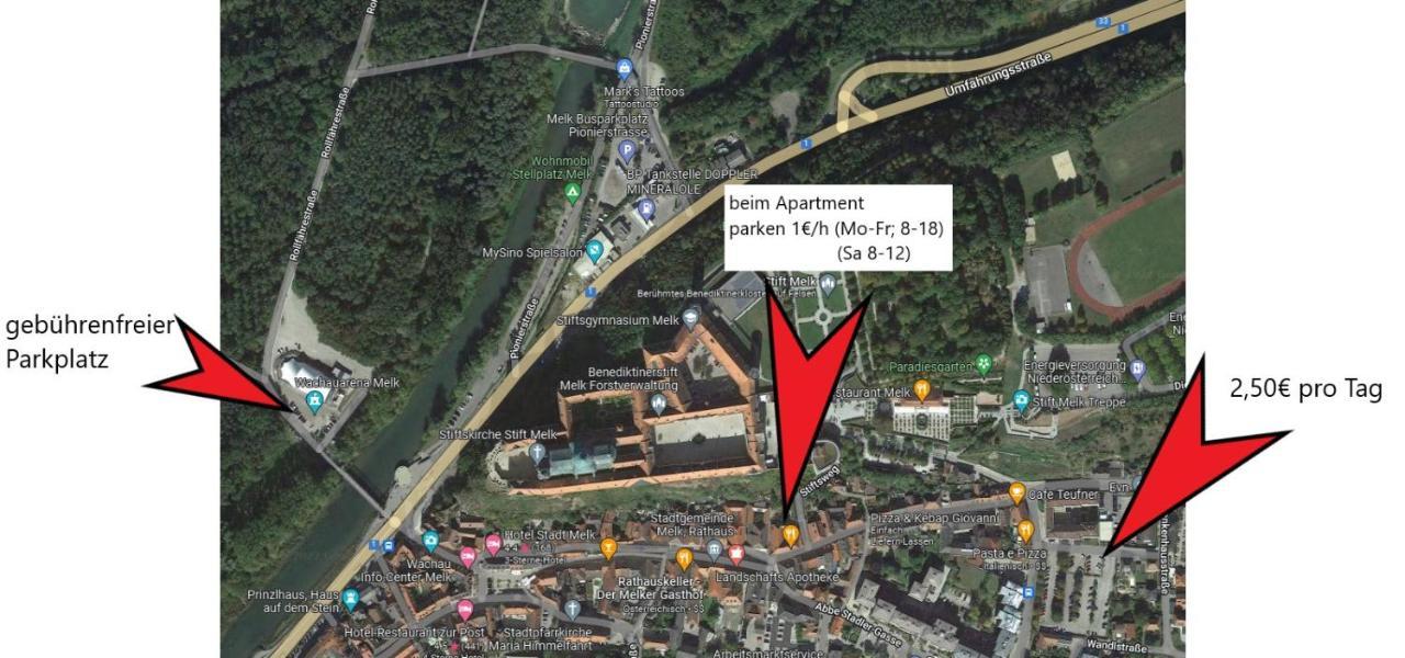 Schon Wohnen Beim Stift Melk Lejlighed Eksteriør billede
